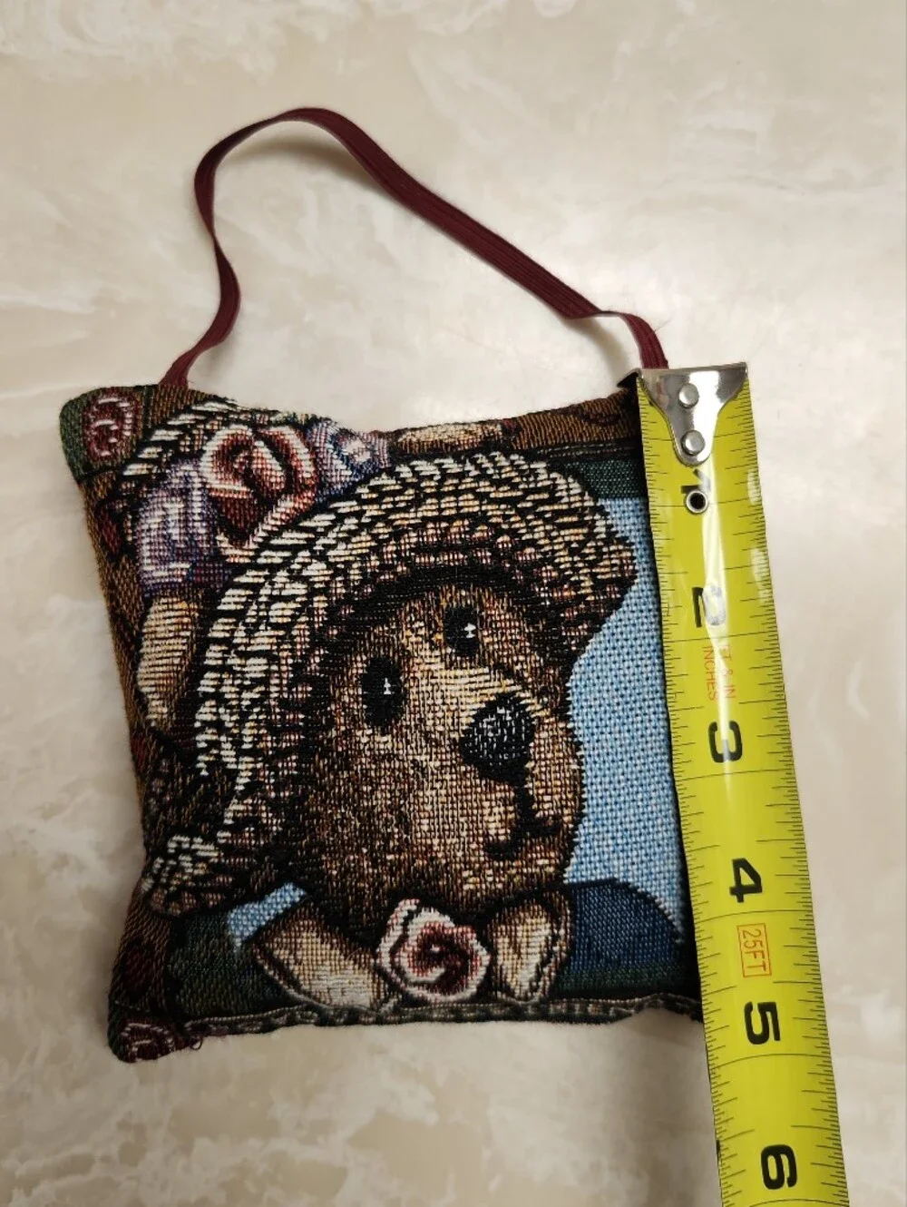 Boyd's Bear & Friends Tapestry Wilson Doorstop & Afternoon Tea Ornament Decor